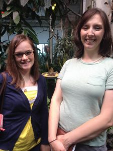 So, Grace and I tried to pose with the butterflies, but they kept moving. 