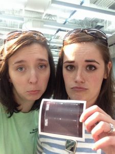 We were sad. Our "baby-daddy" experiment with slicing bacteria didn't work.  