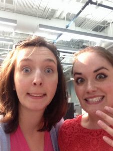 These two wacky scientists have worked so hard to make our DNA testing work well. We now have to wait another hour to see if our hard work is going to pay off. 