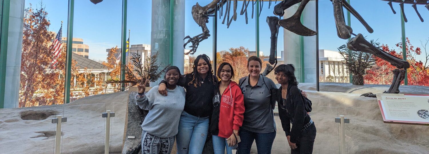 Beth Campbell at the NC Museum of Natural Resources where she completed her fellowship.